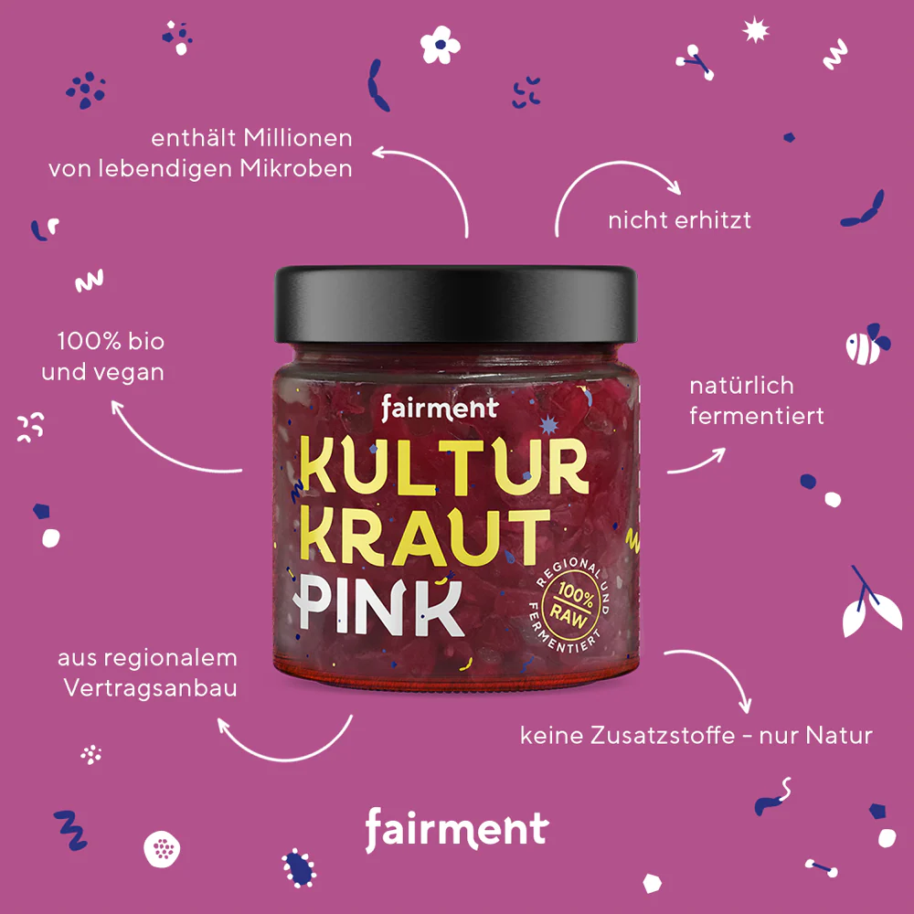 Bio Kultur-Kraut Pink - Image 5