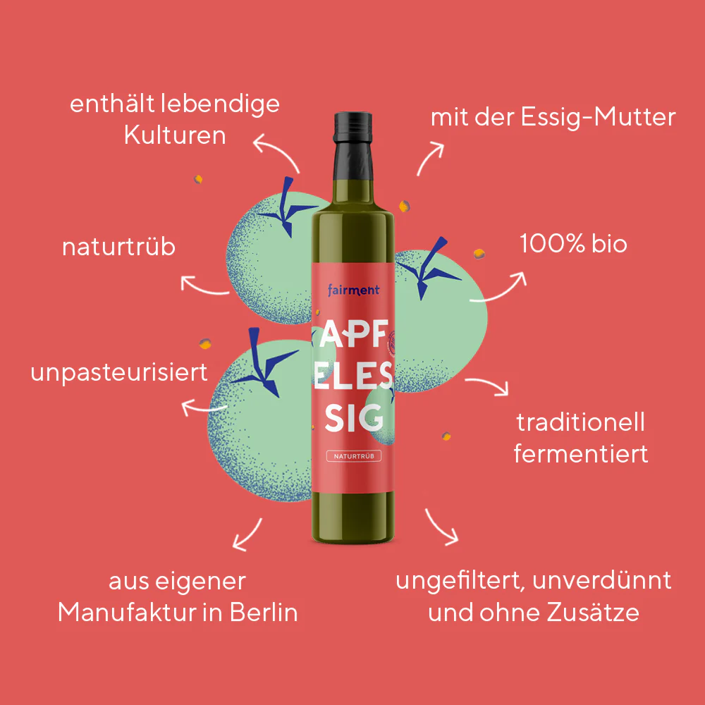 Bio Apfelessig - naturtrüb & ungefiltert (500 ml) - Image 3