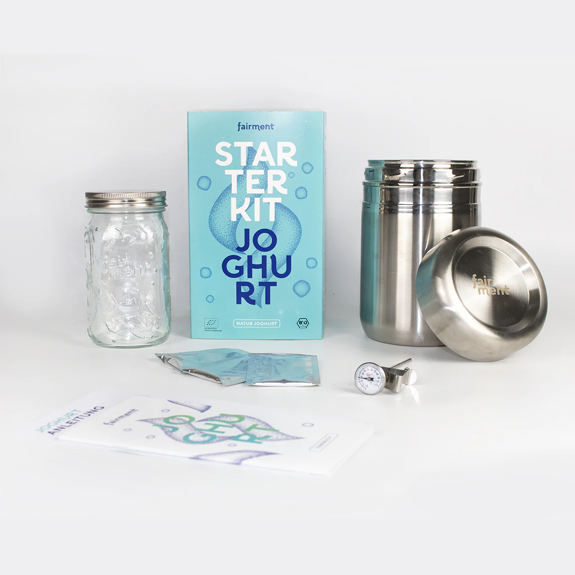 Joghurt Starter Kit mit Joghurtbereiter - Bio Joghurt selber machen - Image 2