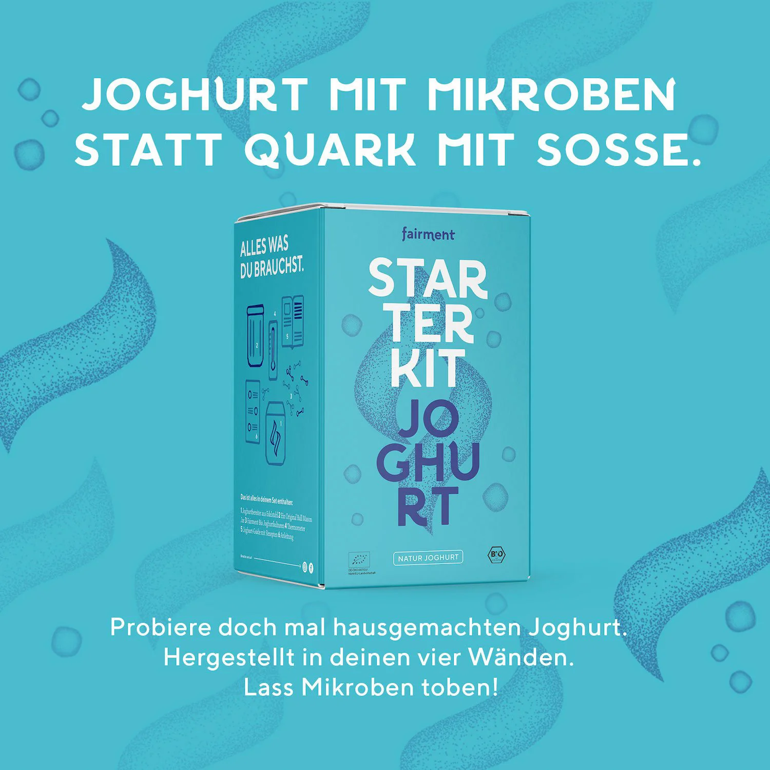 Joghurt Starter Kit mit Joghurtbereiter - Bio Joghurt selber machen - Image 7