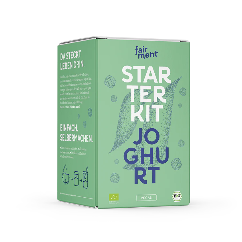 Joghurt Starter Kit mit Joghurtbereiter - veganen Joghurt selber machen