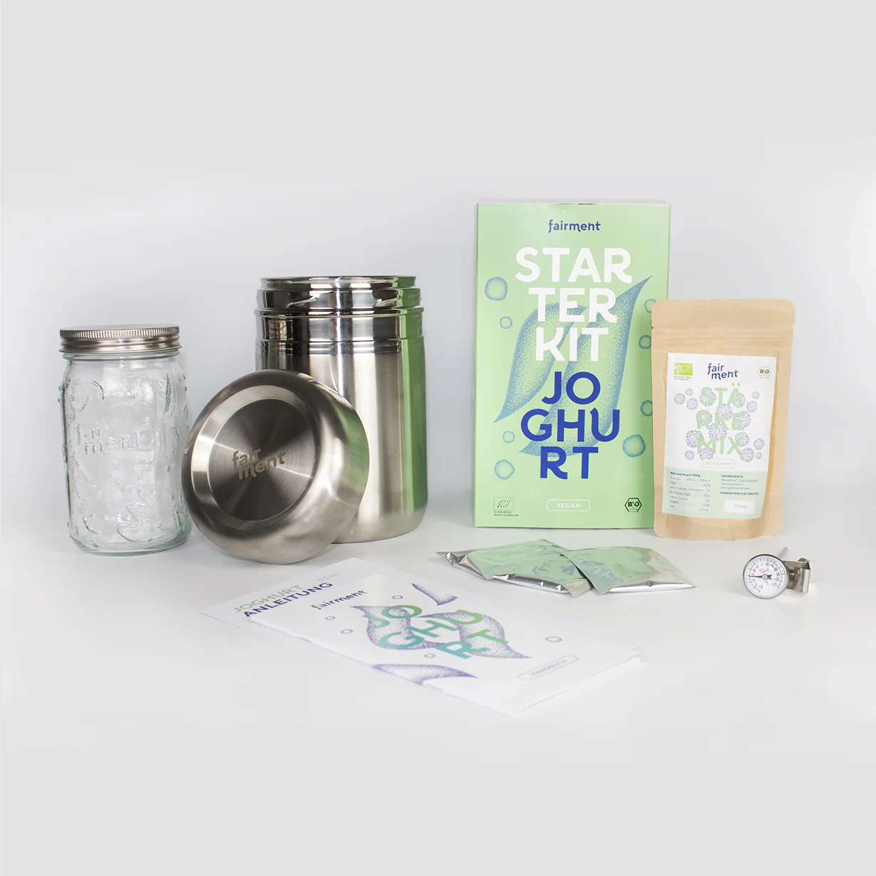 Joghurt Starter Kit mit Joghurtbereiter - veganen Joghurt selber machen - Image 2