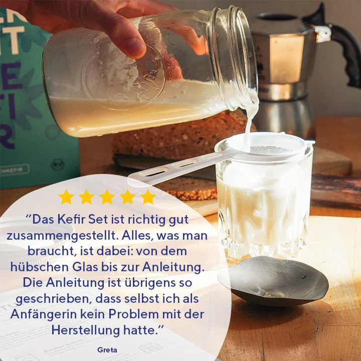 Milchkefir Starter Kit - Bio Milchkefir selbermachen - Image 4