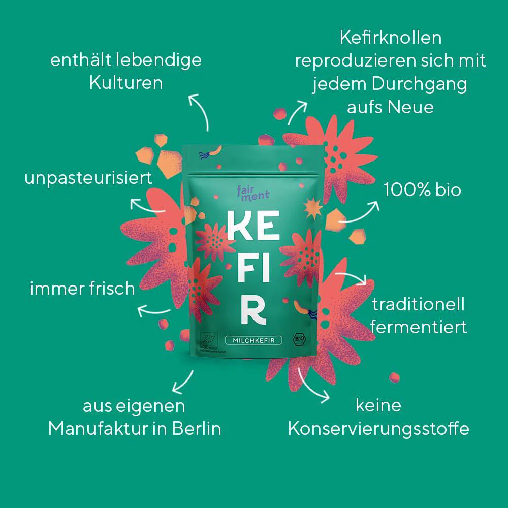 Milchkefir Starter Kit - Bio Milchkefir selbermachen - Image 5