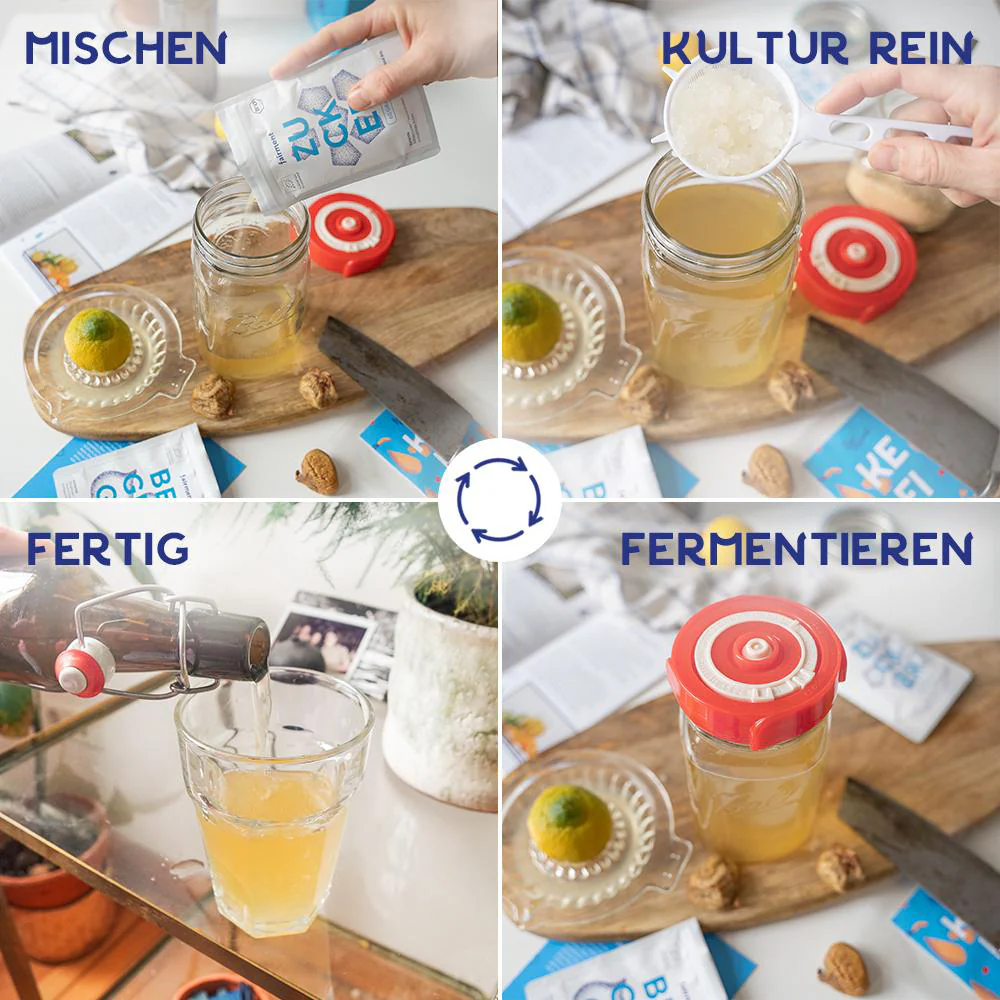 Wasserkefir Starter Kit - Bio Wasserkefir selber machen - Image 7
