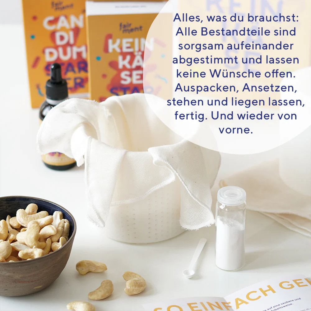 Fairment Keinkäse Starter Kit - vegane Käsealternativen selber machen - Image 6